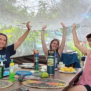 Mi Casa-su Casa Glamping 65 Cash-paypal-visa-mc -10ft Huge Tent-rental- Shadowed Fruit Trees -cozy- Secret Garden Forest W Queen-inflatable-bed Linen-towel-fan -5 Minutes Walk To Biobay Tour, Restaurants-esperanza-sun-bay-black Beac Luxury tent